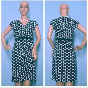New York & Company Polka-dot tulip cut dress